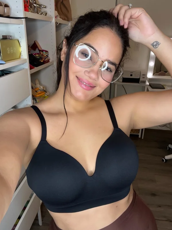 EyeVivid wireless comfort bra customer photo 1