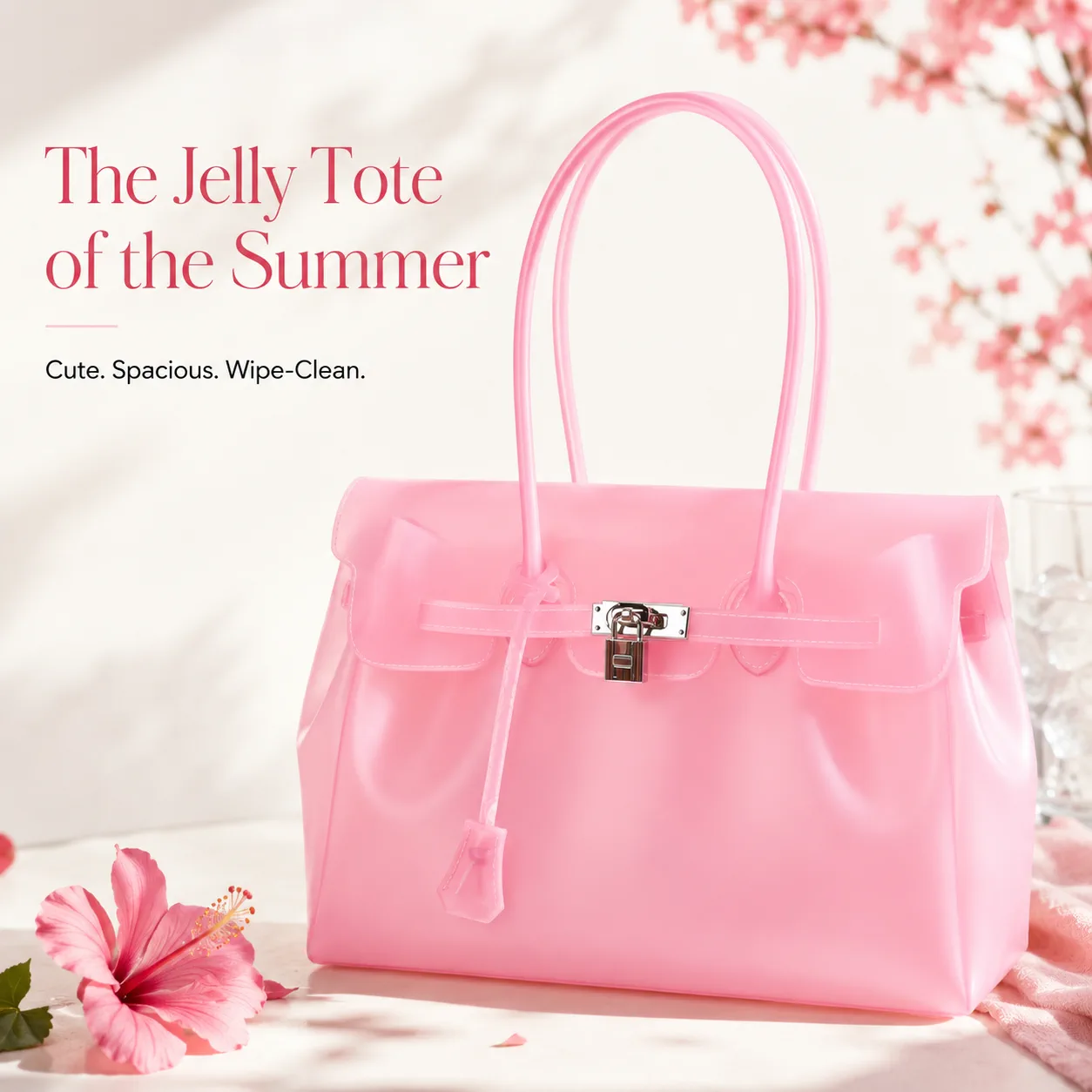 Translucent Jelly Tote Bag