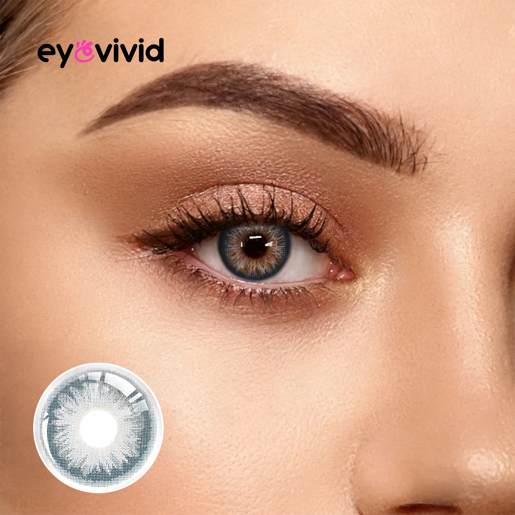 EyeVivid Aura Blue Contact Lenses for Everyday Wear