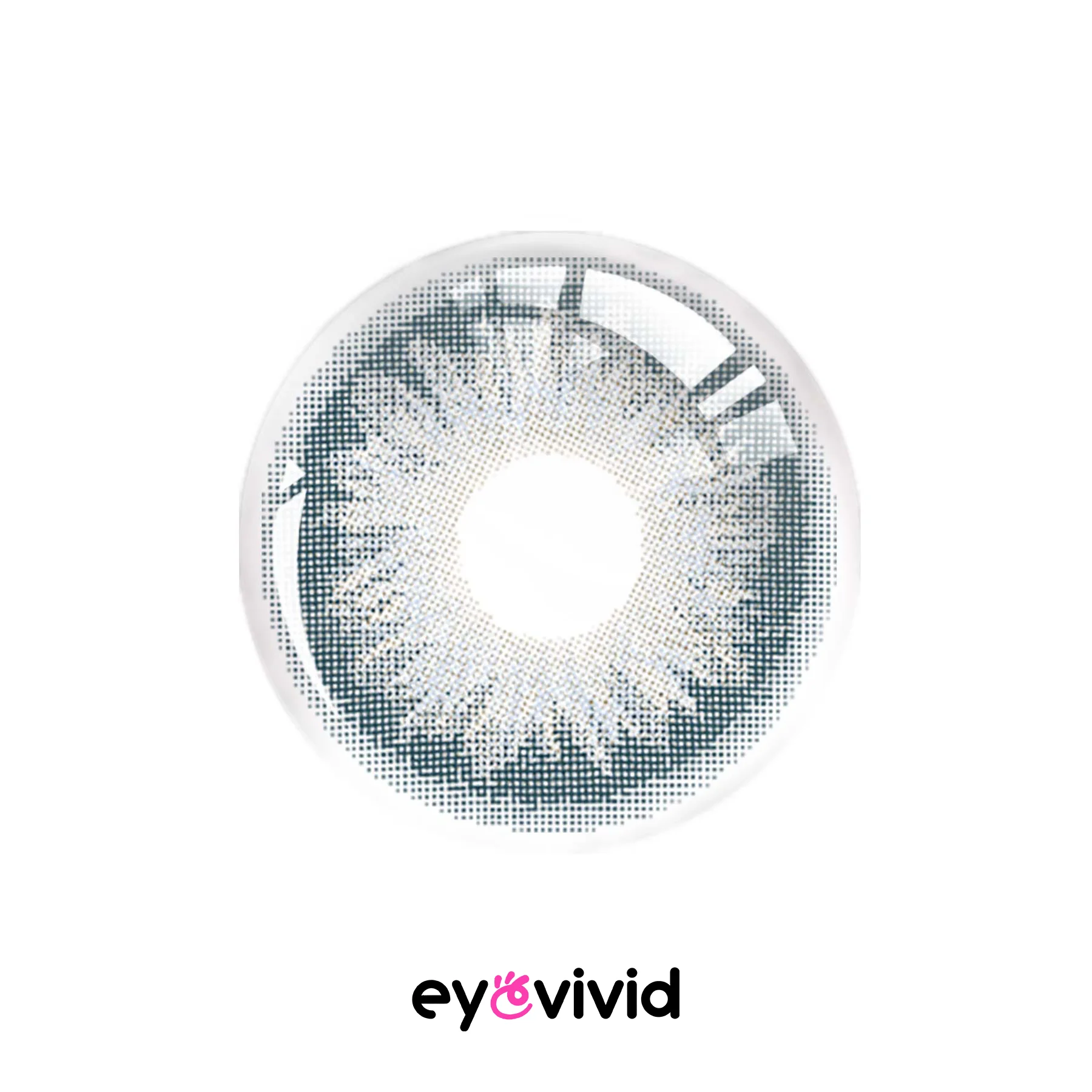 EyeVivid Aura Blue Contact Lenses for Everyday Wear additional close-up