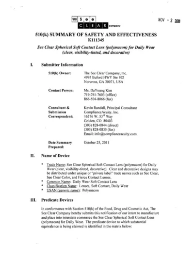 FDA registration certificate