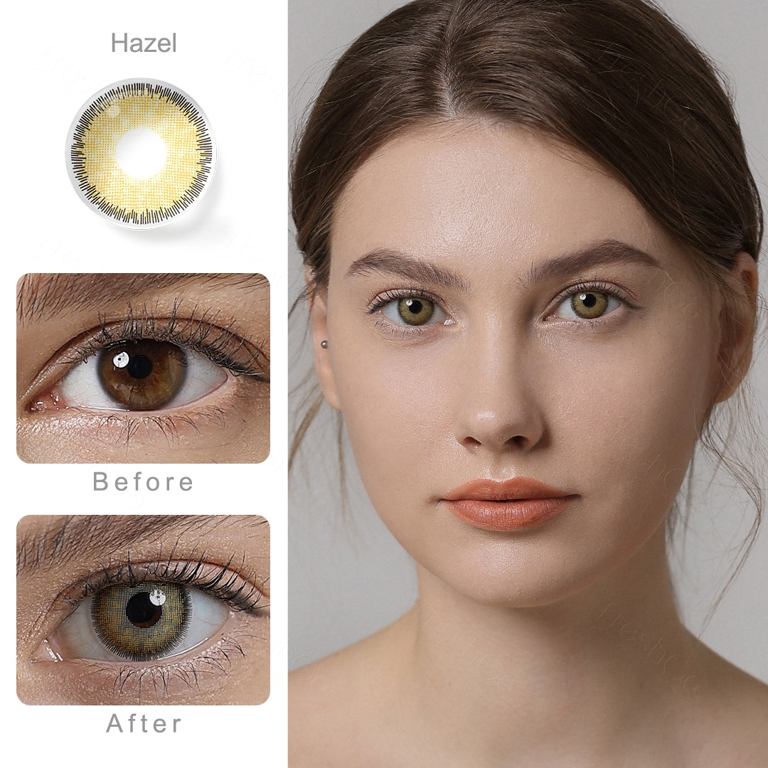 Premium Hazel Colored Contacts - Image 2