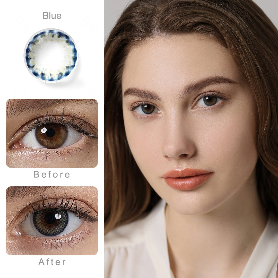 Pro Blue Colored Contacts - Image 2