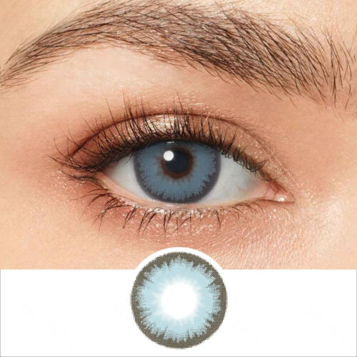 Diamond Pacific Blue Colored Contacts