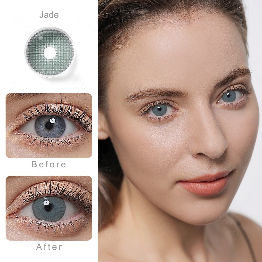 Fiesta Jade Colored Contacts - Image 2