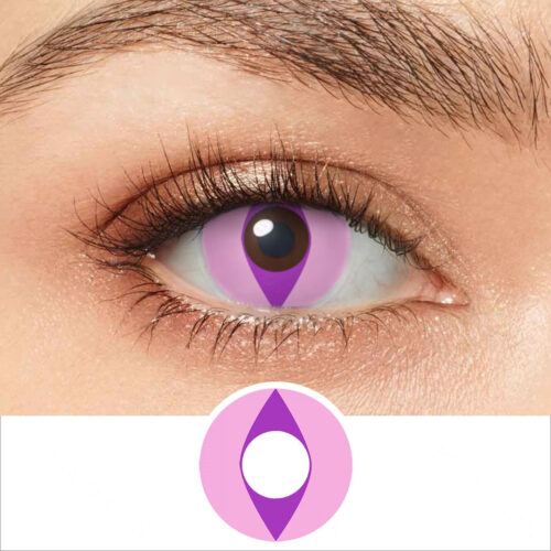 Violet Cat Eye Contacts