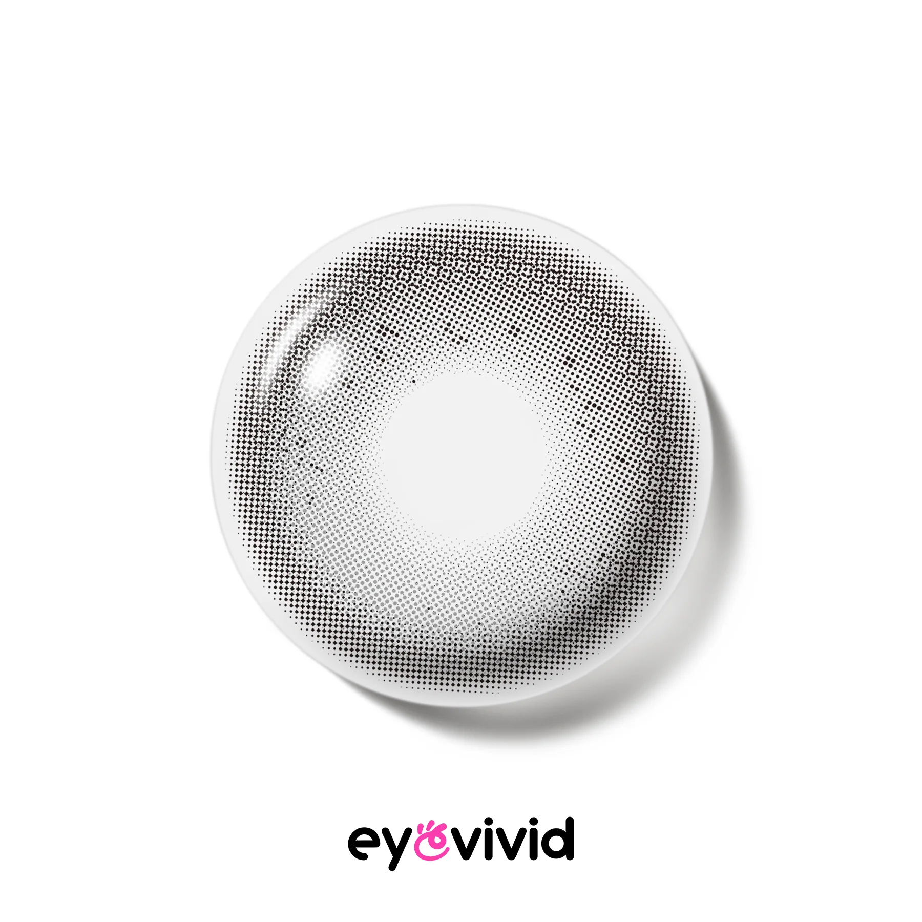 Gray contact lenses with clean K-Beauty styling