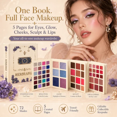 HERORANGE 72-Color 5-Page All-in-One Makeup Book product image