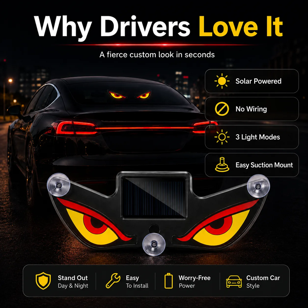 Why drivers love demon eye car light